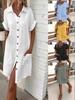 Women's Summer Loose Fit Short-sleeved Dress