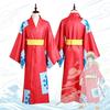 Monkey D Luffy Wano Country Arc Cosplay Kostuum Hoed Kimono Yukata Outfit Aangepaste Halloween Kostuums