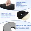 Donut Seat Cushion Comfortable Memory Foam Cushion With Anti Slip Bottom Ergonomic Office Chair Cushion Massage Buttocks Pad