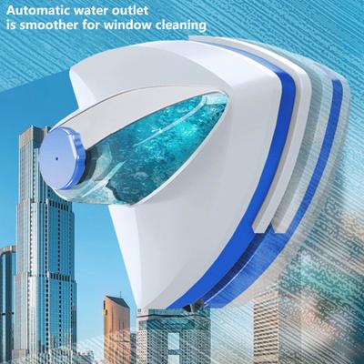 Útil cepillo para ventana de vidrio, limpiaparabrisas antiarañazos, descarga automática de agua, utensilio doméstico