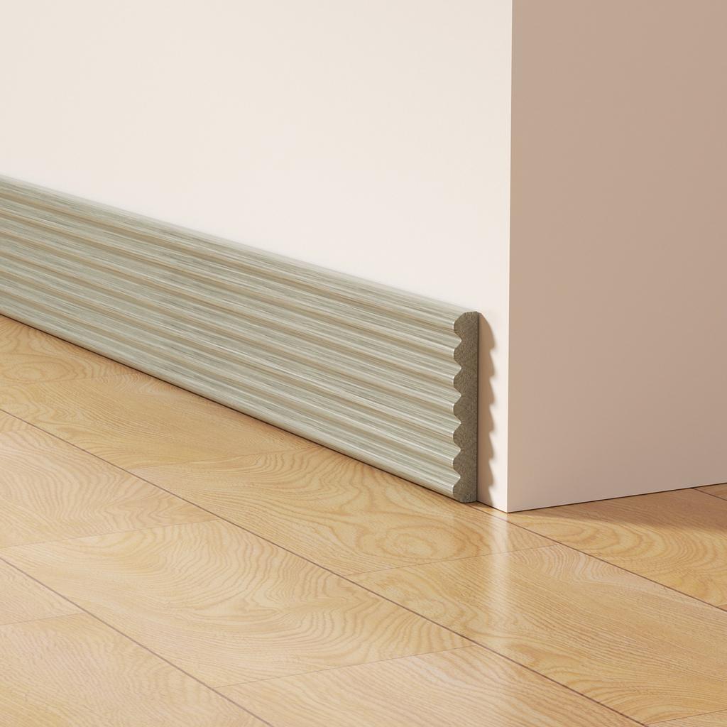 Thick Self-Adhesive Marble PVC Wall Baseboard Skirting Board NBR Foam Corner Protector Kickboard Trim for Floor & Wall Edge