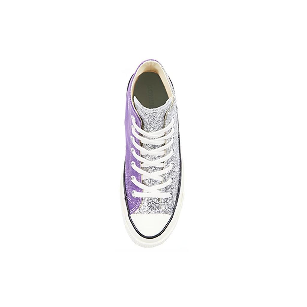 Chuck 70 Chiara x Chuck 70 Wmns Converse High 'Silver Glitter Purple' Women's 563832C