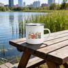 Pink Latte Merry Christmas Mug Original Cup of Coffee Enamel Mugs Funny Cups Drinkware Cup for Tea Rare Beer Travel Cute Unusual