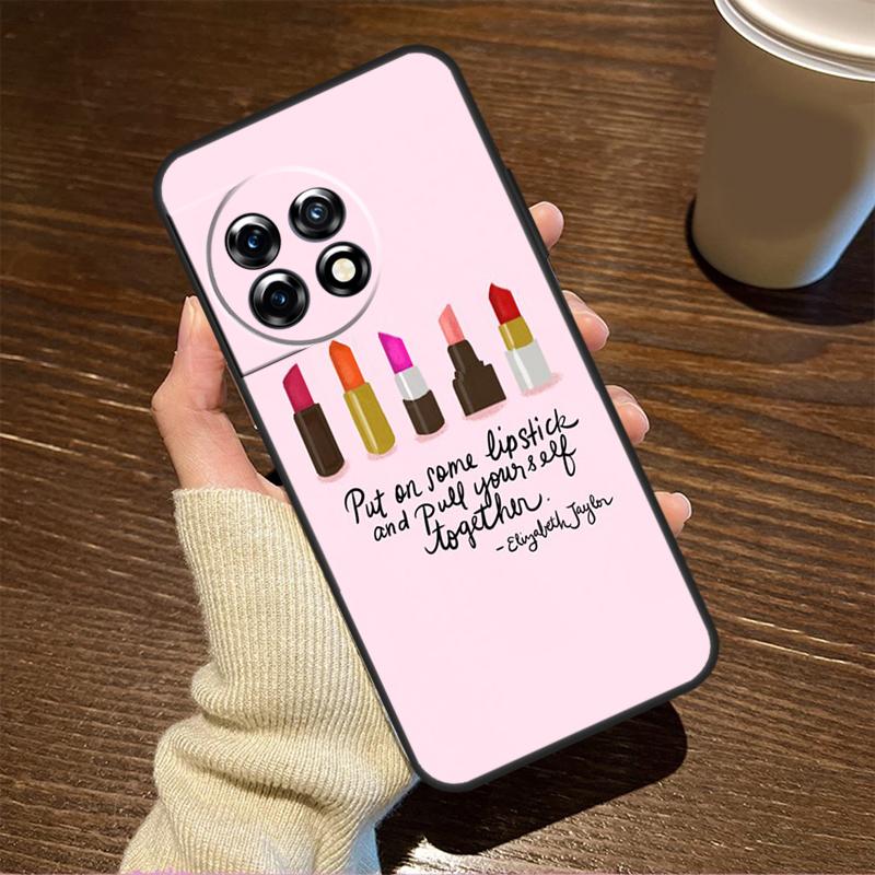Lipstick Love Fashion For OnePlus Nord CE 5 2 3 4 Lite N20 N30 Case For OnePlus 15 R 13 12 11 8T 10T 13T 12R 13R