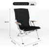 ZISIZ High-Back Outdoor Folding Camping Chair