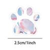 50-500pcs 2.5cm/1inch Pet Stickers Self-adhesive Dog Claw Animals Sticker Decoration Gift Box Sticker Label Stationery