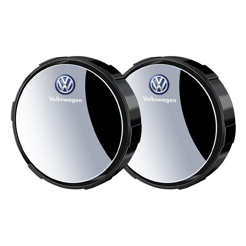 

2026 Hot For Volkswagen VW Adjustable 360 Degree Car Blind Spot Rear View Mirror Angle For VW Volkswagen Polo Tiguan Passat Golf чёрный