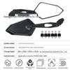 Universal Foldable Polygonal Rearview Mirror for Electric Motorcycles