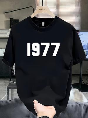 Mens Heavyweight 100 Cotton Graphic Tshirt Lightweight and Breathable Comfortable Casual Wear Trendy Machine Washable