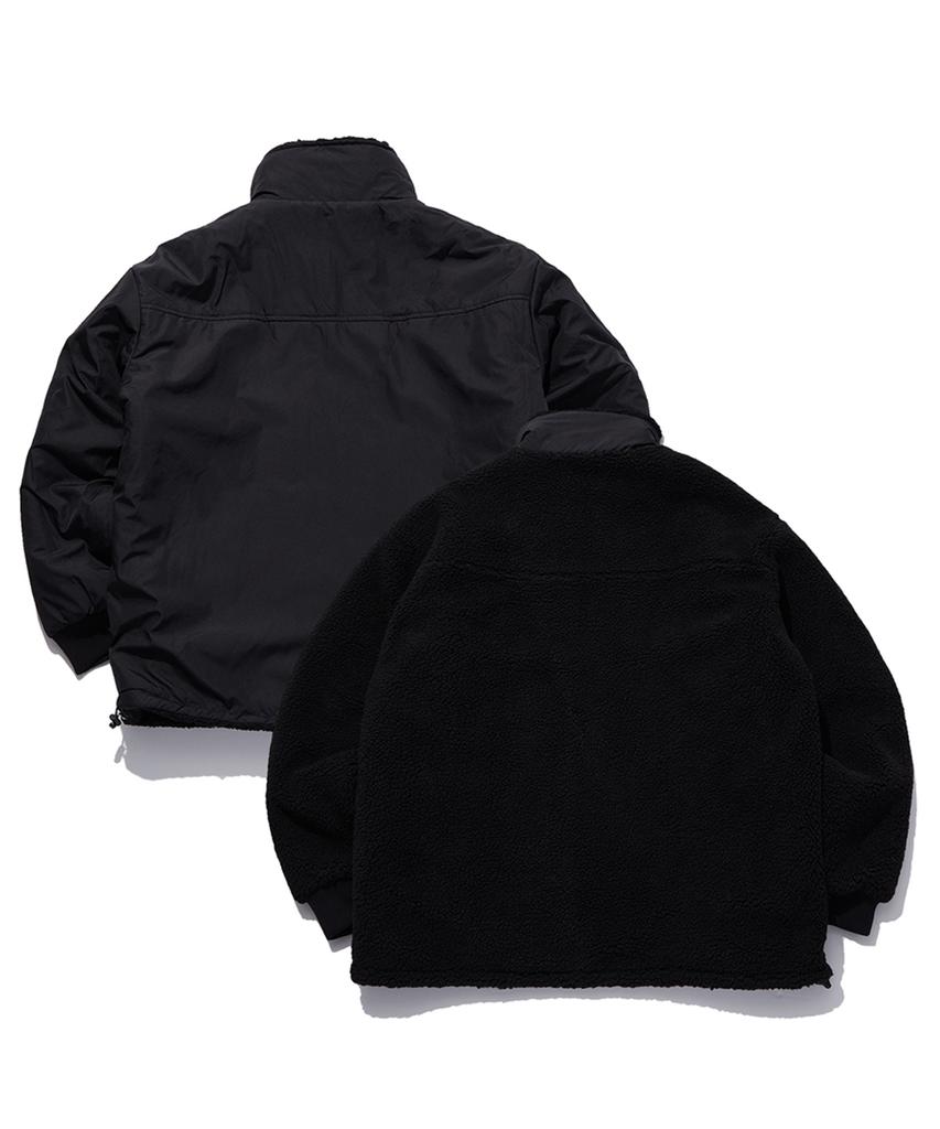 Urbanage Reversible Fleece Jacket_Black