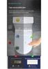 Compact Silent Siphon Ceramic Toilet for Apartments and Hotels