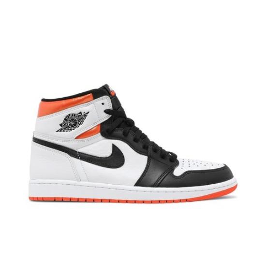 Air Jordan 1 Retro High OG Electro Orange Unisex Retro Sneakers 555088-180