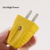 Two-Pin Power Wiring Plug 10-16A 250V Rotatable Plug CN Electrical Wiring Accessories  Industrial