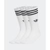 adidas 3-Stripe High Crew Socks 3 Pairs - White JV7416 5229308