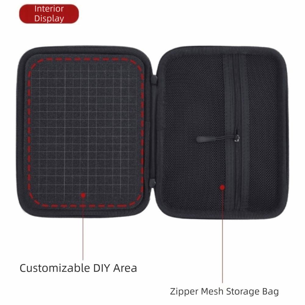 Shockproof Sports Camera Carrying Case Free Compartment DIY Travel Storage Bag DIY Storage