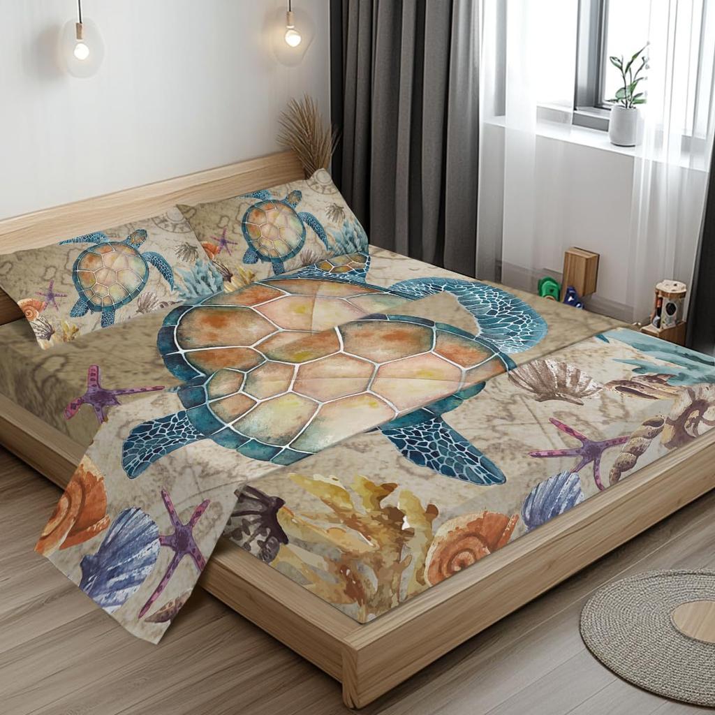 Bohemian Pink Pattern Sheet Four-Piece Bedding Set Bedroom Dormitory Bedding Decoration