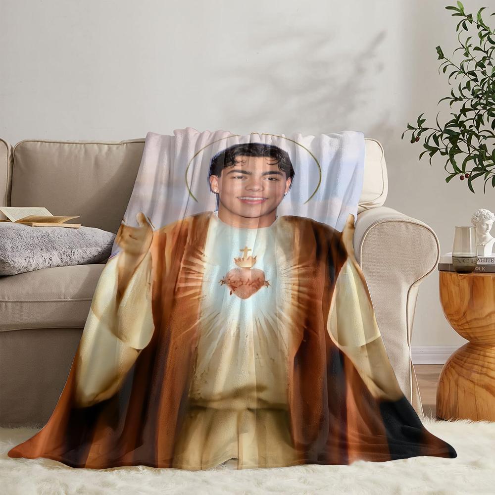 GUOYU Blanket Love Mmalachi Barton  Throw Soft Flannel Throw Summer Blanket Lightweight Cozy Nap Blanket for Sofa Bed Travel