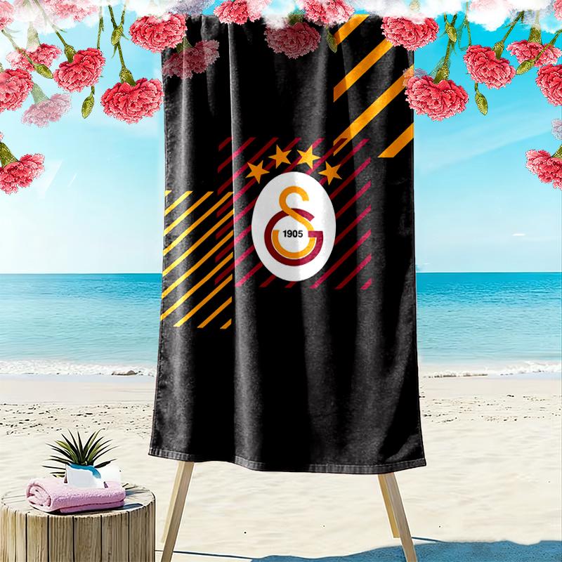 Asciugamano da Spiaggia Galatasaray SK, Un Must-have per Ogni Viaggio Perfetto, Regalo Perfetto per Compleanno, Vacanze per Famiglia e Amici