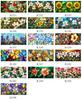 Floral Pattern Pvc Static Cling Window Film With Removable Design For Living Room Decor