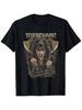 Men's Gothic Heavy Metal Graphic T-Shirt- Feuerschwanz Dragon& Flame Print