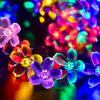 USB & Battery Operated 9.8ft 30 LED Multicolor Fairy Flower String Lights