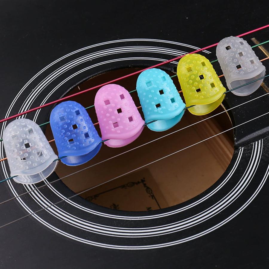 Guitar Accessories Kit - 30pcs Pick & 10-Grid Storage Box 4pcs Finger Protectors & Capo for Acoustic, Electric Guitar & Ukulele
