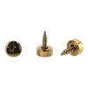 8pcs Brass Mirror Fasteners Cover 12mm Screws Caps  Bathroom Panels