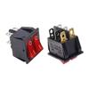 ON Off Switch Dual Boat Rocker Switch DPDT Functionality Dual Illuminated Rockers Compact Mini Rocker Switch Design Relay
