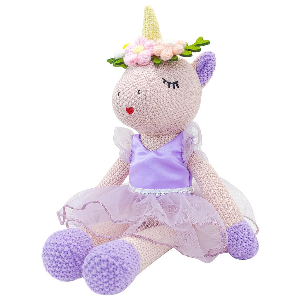 Unicorn Plush Toy With Pp Cotton Filling For Kids Girls Boys Gift