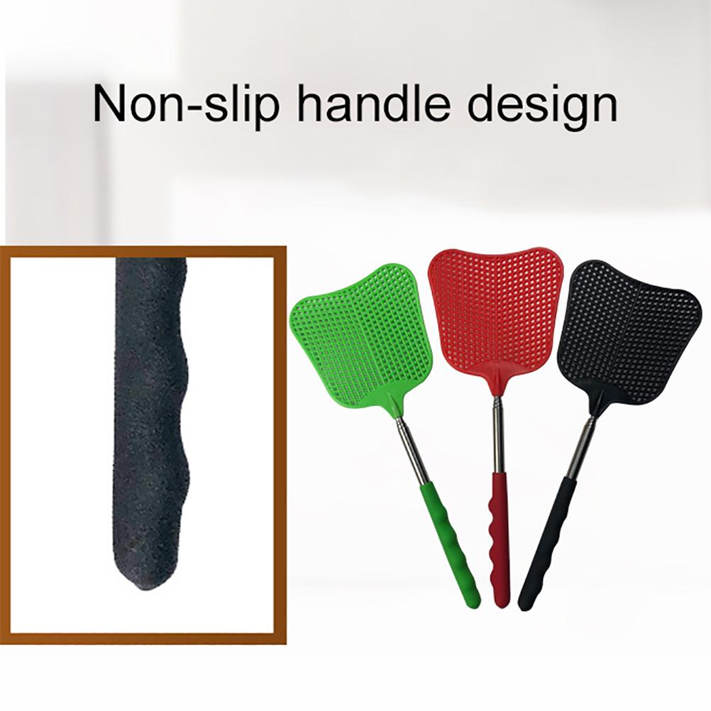 3pcs Stainless Steel Retractable Fly Swatter Fly Killer Anti Mosquito Insect Killer Tool