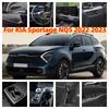 Accesorii ABS fibră de carbon pentru interiorul mașinii pentru Kia Sportage NQ5 2026-2026 Console Instrumente Schimbător Suport Pahare Aerisire Ornamente