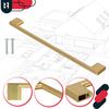 KOTARBAU® Kitchen Furniture Handle Classic Modern Oblong Long Matte Gold 289 MM Spacing 256 MM Set of 2