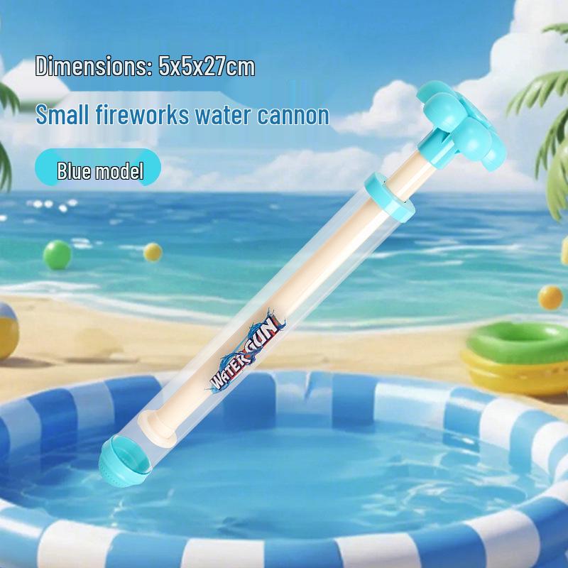 Kids Fireworks Water Cannon Spray Toy - Pull-out Scatter Water Gun for Water Fights