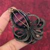 Multi Fluorite Pendant Copper Wire Wrapped Pendant Octopus Pendant Handmade Wire Wrap Jewelry Gemstone Pendant Copper Jewelry Gifts For Mom