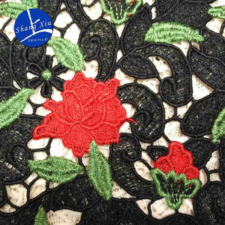 Water Soluble, Lace, Fabric, Color Embroidery, Embroidery Cloth, Full Embroidery, Three-Dimensional, Hollow, High-End, Heavy Industry