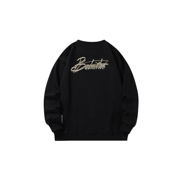 Li Ning Badminton Collection Sweatshirt Unisex Black AWDS201-2
