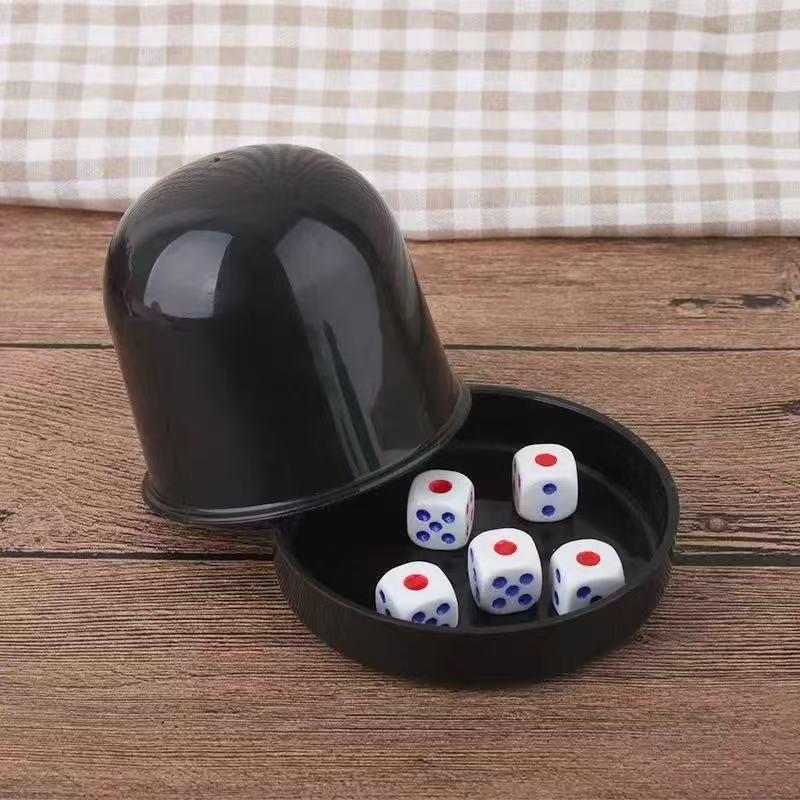 Dice Cup Set with Tray - Customizable Logo available, Ideal for KTV and Nightclub Games, In Stock