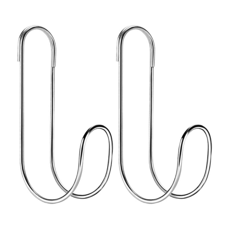2PCS Flexible Garden Hose Storage Hook Weatherproof 304 Stainless Steel Water Pipe Hangers Outdoor Equipment Organizers
