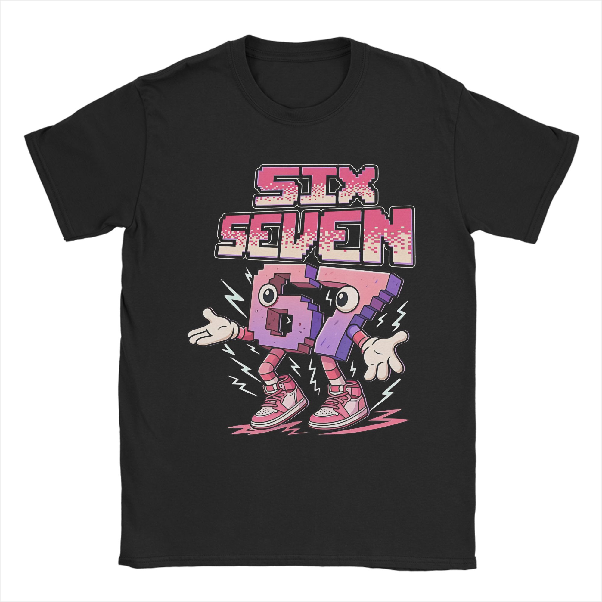 

I was 6 Now I m 7 Six Seven 7 67 Funny Apparel Men Women T Shirts Cotton Tee Graphic Print T-shirt Clothing 4XL