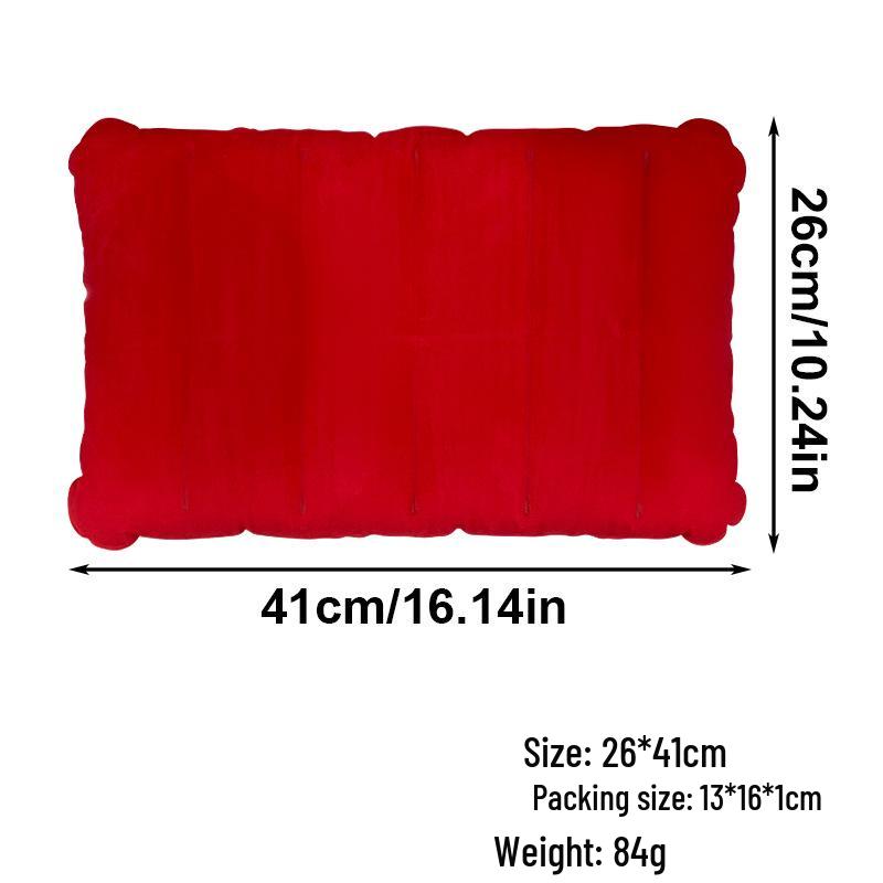 Automatic Inflatable Pillow: Portable Outdoor/Indoor Lumbar & Neck Support for Travel, Office Nap