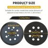 125mm 5 Inch Sander Pad 8-Holes 3 Nails Backing Sanding Disc Pad Hook Loop Sanding Pads for Electric Orbital Sander Polishing