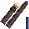 Smooth Genuine Calfskin Leather Watchband 18mm 19mm 20mm 21mm 22mm 23 Soft Straps Automatic Butterfly Buckle Business Watch Band