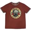 Guns N' Roses Unisex Ringer T-Shirt: Classic Logo (X-Large)