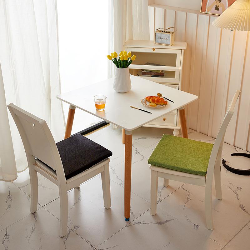 Pogrubiona Domowa Bawełniana i Lniana Tkanina Poduszka na Krzesło Gąbkowa Poduszka na Krzesło Antypoślizgowa Poduszka na Krzesło do Jadalni