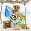 Bluey Friends Adventure Beach Towel Super Soft & Absorbent Comfortable Lightweight