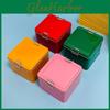 Cookie Tins Box Square Tinplate With Lid Dustproof Home Kitchen Desktop Storage Tin Durable Buckle Iron Box