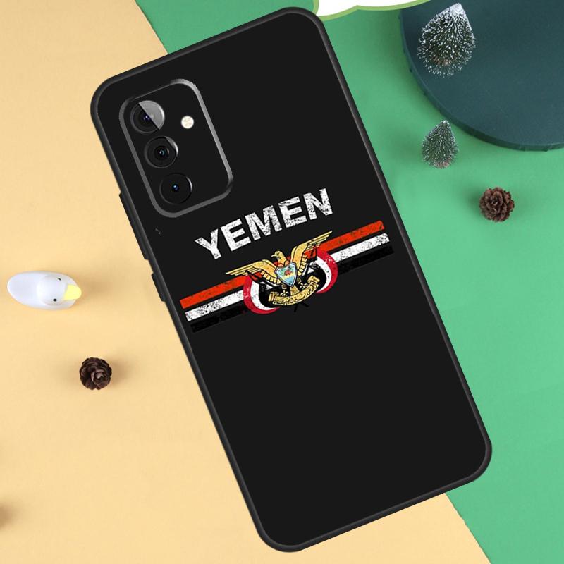 Yemen Flag Coat of Arms Case For Samsung Galaxy A32 A52 A12 A14 A34 A54 A51 A71 A15 A25 A35 A55 A53 A33 A13 Cover