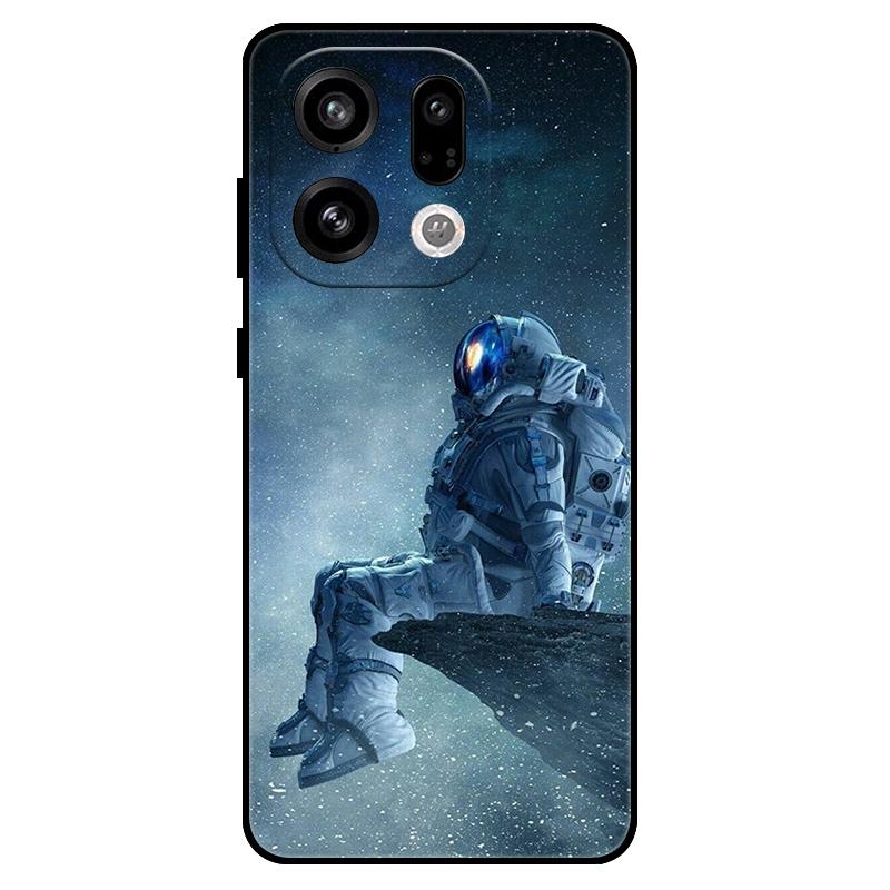 For Oppo Find X9 Pro Case Silicone Luxury Space Soft Bumper for Oppo Find X 9 X9Pro 5G 2025 Phone Cover TPU Funda Shockproof