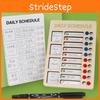 Wooden Self Discipline Card Board For Kids With Habit Formation Planning For Elementary Students