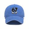 Vintage Six Seven 6 7 Meme Funny Hands Baseball Caps Unisex Distressed Denim Snapback Cap Gen-Alpha Slang Outdoor Gift Caps Hat